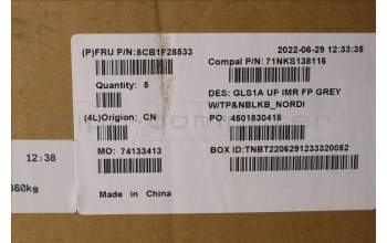 Lenovo 5CB1F28533 Tastatur inkl. TopcaseASM_NORDIC C82R0 FP CG