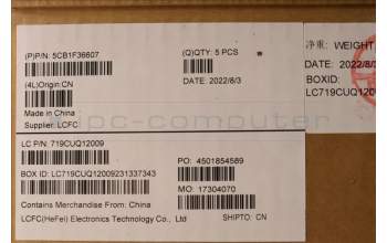 Lenovo 5CB1F36607 Tastatur inkl. Topcase ASM_SLV L82QY BK_TEX