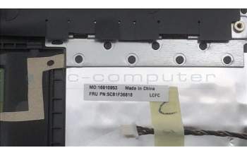 Lenovo 5CB1F36818 Tastatur inkl. Topcase ASM_ENG L82QX NFP BK