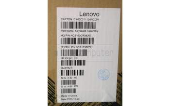 Lenovo 5CB1F36872 Tastatur inkl. Topcase ASM_UK H 82QQ SG_DIS