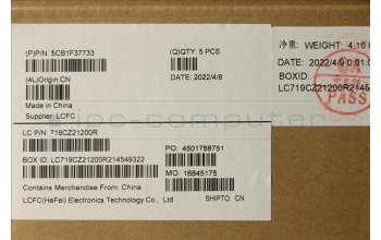 Lenovo 5CB1F37733 Tastatur inkl. Topcase ASM_ARA L82RF SG w/RGB