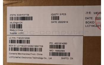 Lenovo 5CB1F37739 Tastatur inkl. Topcase ASM_EUROENGL82RFSGw/RGB