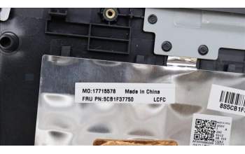 Lenovo 5CB1F37750 Tastatur inkl. Topcase ASM_JPN L82RF SG w/RGB