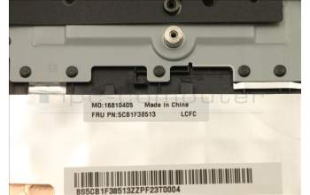 Lenovo 5CB1F38513 Tastatur inkl. Topcase ASM_TC L82RF SG w/RGB