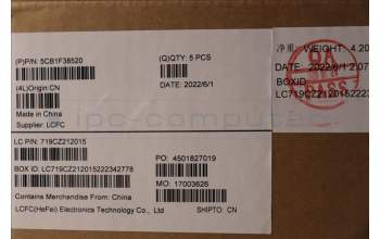 Lenovo 5CB1F38520 Tastatur inkl. Topcase ASM_BEL L82RF SG w/WH