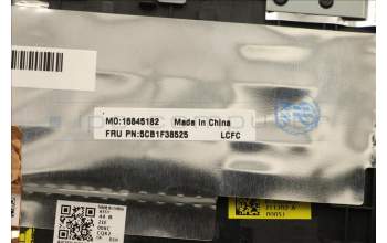 Lenovo 5CB1F38525 Tastatur inkl. Topcase ASM_EURO ENGL82RFSGw/WH