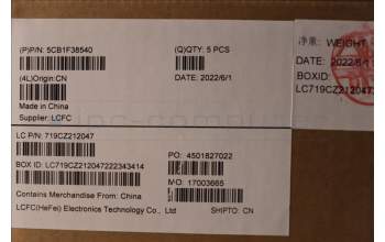 Lenovo 5CB1F38540 Tastatur inkl. Topcase ASM_POR L82RF SG w/WH