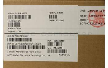 Lenovo 5CB1F38556 Tastatur inkl. Topcase ASM_ENG L82RF ST w/BU