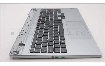 Lenovo 5CB1F38663 C-Abdeckung mit Tastatur, Belgisch, wolkengrau, GB