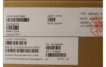 Lenovo 5CB1F38667 Tastatur inkl. Topcase ASM_ENG L82RB CLGY