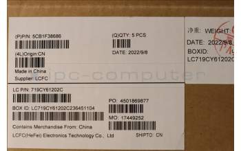 Lenovo 5CB1F38686 Tastatur inkl. Topcase spanisch L82RB CLGY