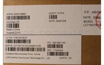 Lenovo 5CB1F38691 Tastatur inkl. Topcase ASM_UK L82RB CLGY