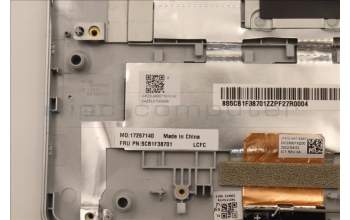 Lenovo 5CB1F38701 Tastatur inkl. Topcase ASM_FRA L82RB CLGY RGB