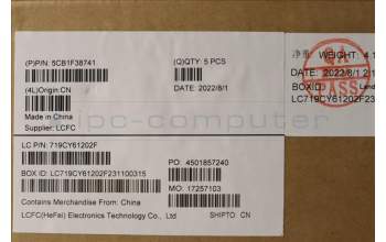 Lenovo 5CB1F38741 Tastatur inkl. Topcase spanisch L82RB CLGY RGB