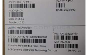 Lenovo 5CB1F38751 Tastatur inkl. Topcase ASM_BRL L82RB STGY