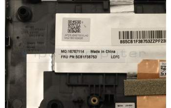 Lenovo 5CB1F38753 Tastatur inkl. Topcase ASM_CZE/SLK L82RB STGY