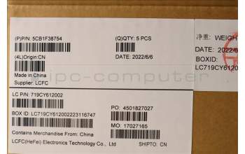 Lenovo 5CB1F38754 Tastatur inkl. Topcase ASM_ENG L82RB STGY