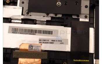 Lenovo 5CB1F39057 C-Cover with keyboard,Spanish,Storm Grey