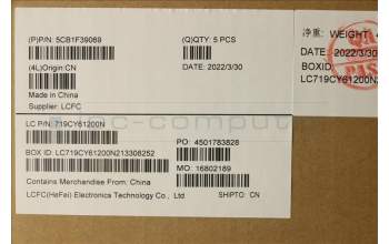 Lenovo 5CB1F39069 Tastatur inkl. Topcase ASM_CZE/SLKL82RBSTGYRGB