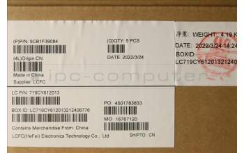 Lenovo 5CB1F39084 Tastatur inkl. Topcase ASM_LA SPA L82RBSTGYRGB