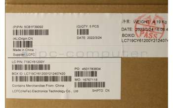 Lenovo 5CB1F39092 Tastatur inkl. Topcase ASM_THAI L82RB STGY RGB