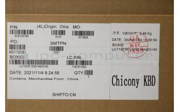 Lenovo 5CB1G97586 Tastatur inkl. TopcaseASM JA B 81MB 5M GLKR CCY