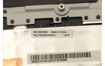 Lenovo 5CB1H18412 Tastatur inkl. Topcase ASM_UK L82S0 SG w/WH