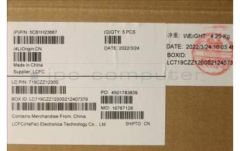 Lenovo 5CB1H23667 Tastatur inkl. Topcase ASM_ARA L82RC STGY RGB