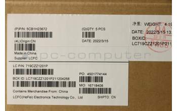 Lenovo 5CB1H23672 Tastatur inkl. Topcase ASM_ENG L82RC STGY RGB