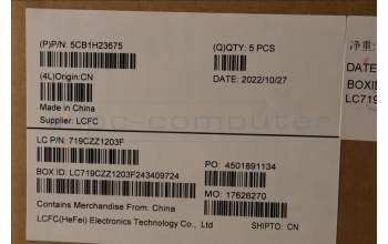 Lenovo 5CB1H23675 Tastatur inkl. Topcase französisch/arabsichL82RCSTGYRGB