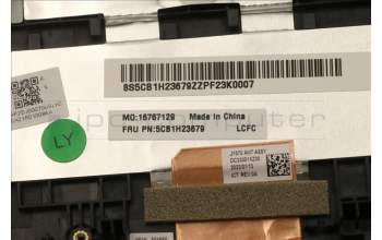 Lenovo 5CB1H23679 Tastatur inkl. Topcase ASM_HBW L82RC STGY RGB