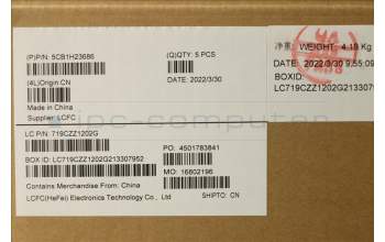 Lenovo 5CB1H23686 Tastatur inkl. Topcase ASM_LA SPA L82RCSTGYRGB