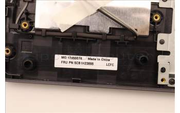 Lenovo 5CB1H23696 C-Cover with keyboard,UK English,Storm Grey,RGB Backlight