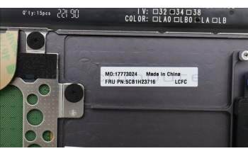 Lenovo 5CB1H23716 Tastatur inkl. Topcase ASM_RUS L82LU GREY