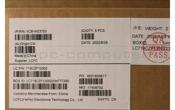 Lenovo 5CB1H23753 Tastatur inkl. Topcase ASM_HUN L82LU OAT