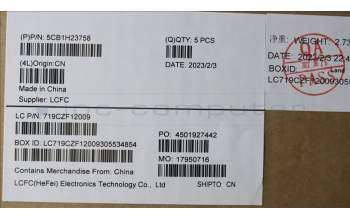 Lenovo 5CB1H23758 Tastatur inkl. Topcase ASM_LA SPA L82LU OAT