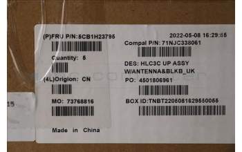 Lenovo 5CB1H23795 Tastatur inkl. Topcase ASM_UK C 82UD BL