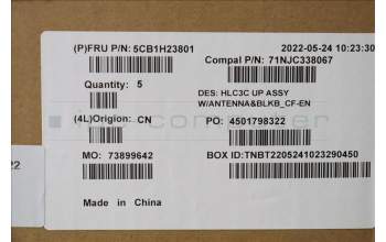 Lenovo 5CB1H23801 Tastatur inkl. Topcase ASM_FRA/ENG C 82UD BL