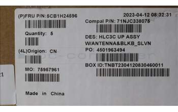 Lenovo 5CB1H24596 Tastatur inkl. Topcase ASM_SLV C 82UD BL