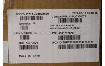 Lenovo 5CB1H24599 Tastatur inkl. Topcase ASM_CZE/SLK C 82UD BL