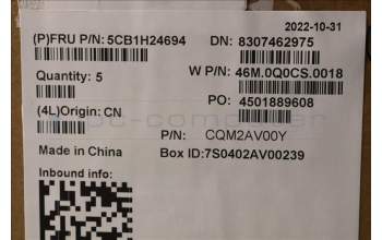 Lenovo 5CB1H24694 Tastatur inkl. Topcase ASM_HUN W 21AT SG