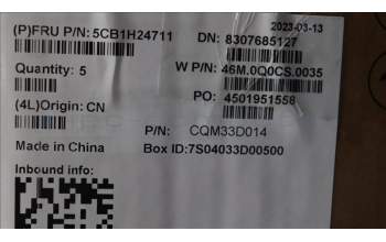 Lenovo 5CB1H24711 Tastatur inkl. Topcase ASM_CZE/SLK W 21AT SG