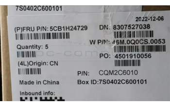 Lenovo 5CB1H24729 Tastatur inkl. Topcase deutsch W 21AT CG