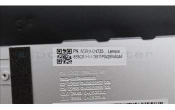 Lenovo 5CB1H24735 C-Cover with keyboard,Spanish,Cloud Grey