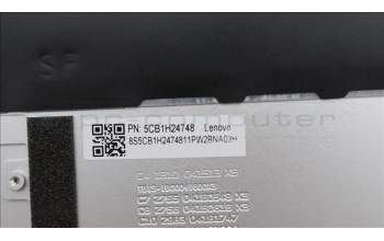 Lenovo 5CB1H24748 Tastatur inkl. Topcase ASM_FRA W 21AT CG
