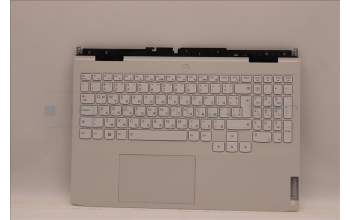 Lenovo 5CB1H38865 C-Cover with keyboard, Bulgarian, White, UK