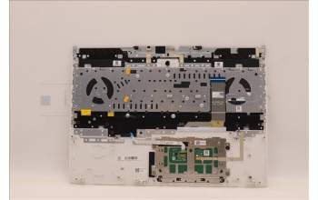 Lenovo 5CB1H38865 C-Cover with keyboard, Bulgarian, White, UK