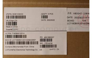 Lenovo 5CB1H39333 Tastatur inkl. Topcase ASM_EURO ENGL82RJFPABBL