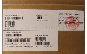 Lenovo 5CB1H41275 Tastatur inkl. Topcase ASM_ITA L82RJ FP AB BL