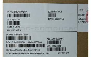 Lenovo 5CB1H41297 Tastatur inkl. Topcase ASM_UK L82RJ FP AG